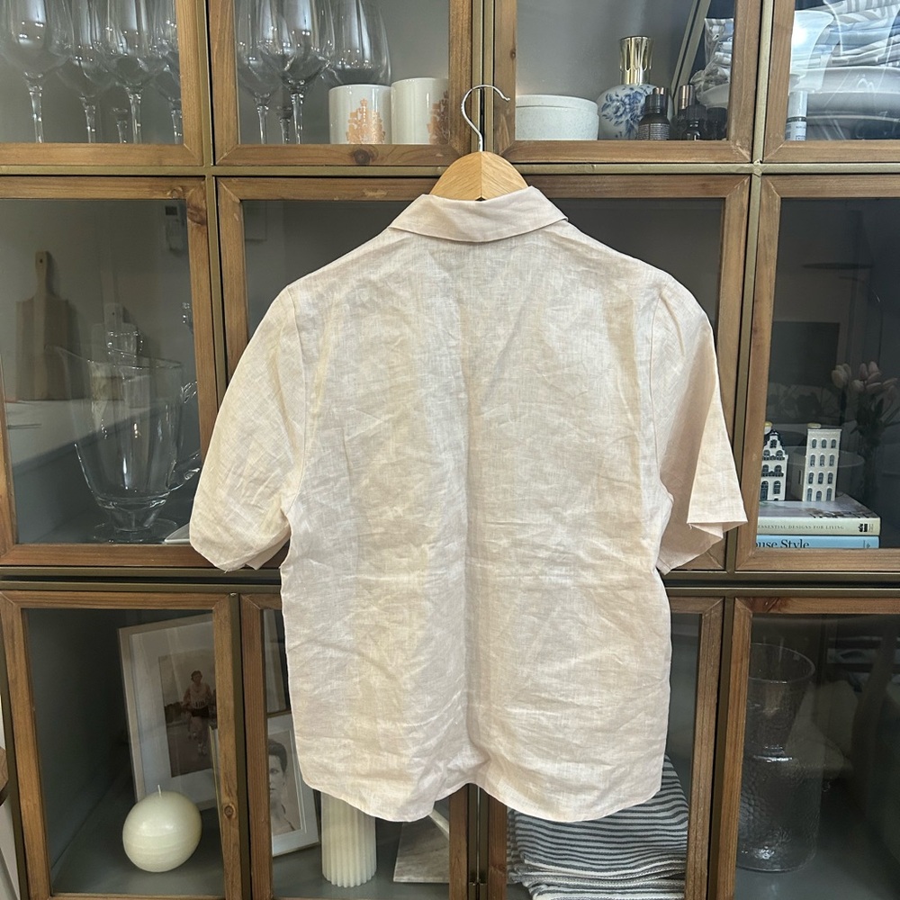 100% Linen Blouse Women - Picture 8 of 8